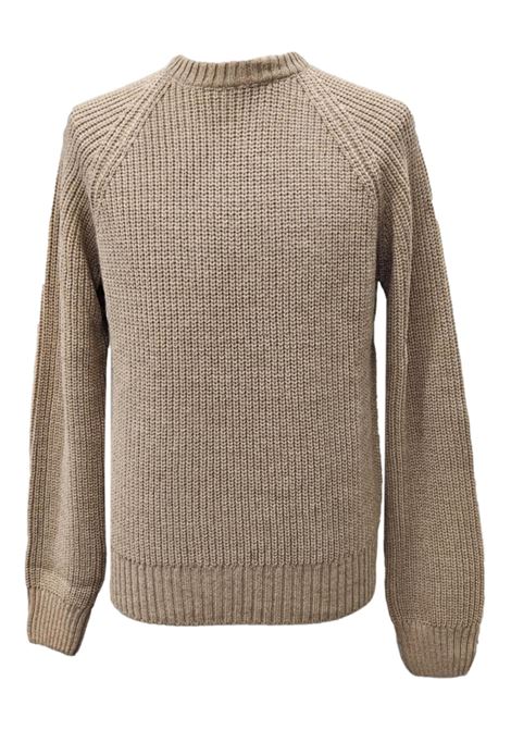English rib wool blend crewneck sweater MANUEL RITZ | sweaters | 3332M510 22382224